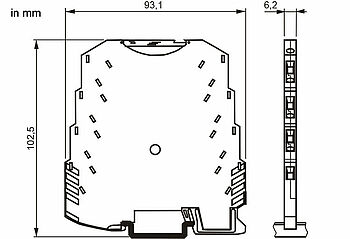 Abmessungen WK107B