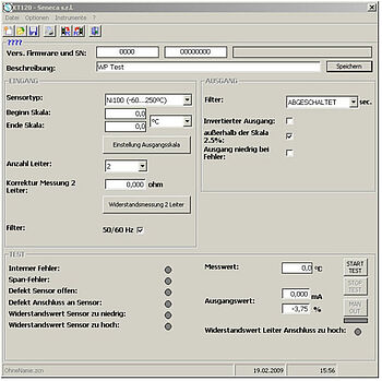 Abbildung Software WT120