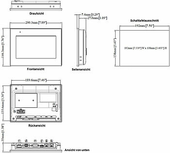 All-in-One HMI, 7" IPS LCD cMT3702