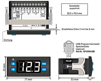 Abmessungen UR3274Sx Abmessungen UR3274Sx