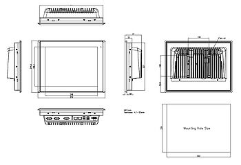 Dimensions ARCHMI-S-912D