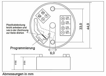 Abmessungen (mm) WT120