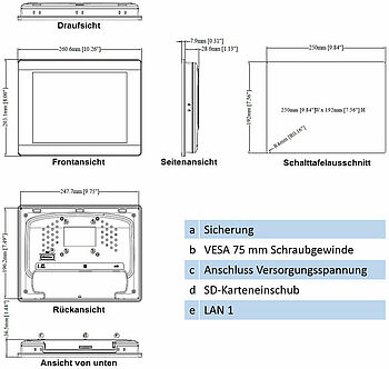 cMTiV6, Bediengerät von Weintek Labs., Inc, Touch Panel für HMI Server