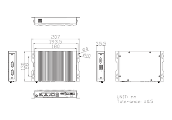 Abmessungen AVS-301S