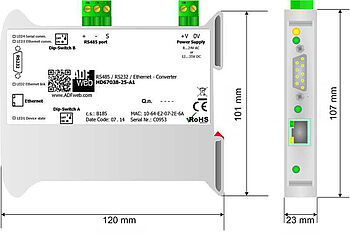 HD67038-25-A1 Abmessungen