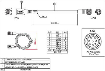 USB 3.0-Kabel der ViTAM-Serie