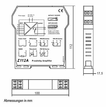 WZ112A Abmessungen