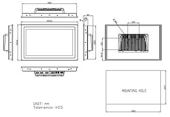 Dimensions ARCHMI-S-918D