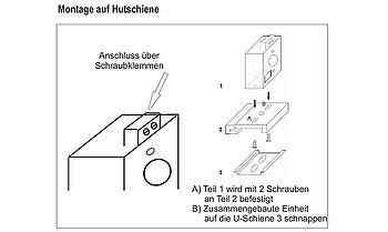 Montage auf Hutschiene WT201