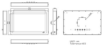 ViTAM-921P Abmessungen