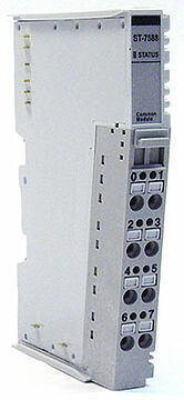 FnIO-Modul - Leistungsmodul, 4 Kanäle, 0VDC, 24 VDC, mit Status LED, ST7588 FnIO-Modul - Leistungsmodul, 4 Kanäle, 0VDC, 24 VDC, mit Status LED, ST7588