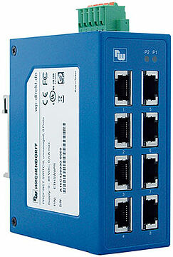 Industrial-Ethernet und WLAN Ethernet Switch, 8, Profinet-fähig - ETHSW8PR 