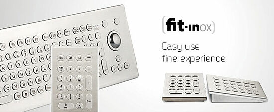 FIT-INOX Tastaturtechnologie für die Industrie - Sanfte Bedienung | Robuste Bauweise