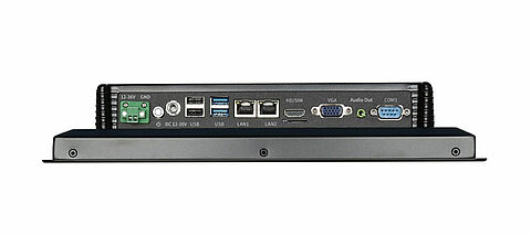 12 Zoll Panel-PC Serie-1B Intel® CoreTM Anschlüsse