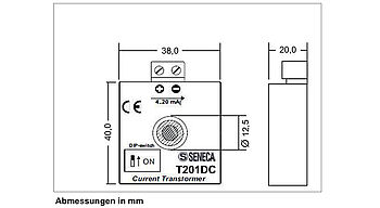 Abmessungen (mm) WT201DC