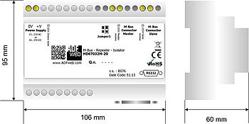 HD67032 Abmessungen