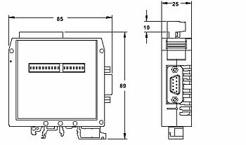 Abmessungen (mm) ICM5