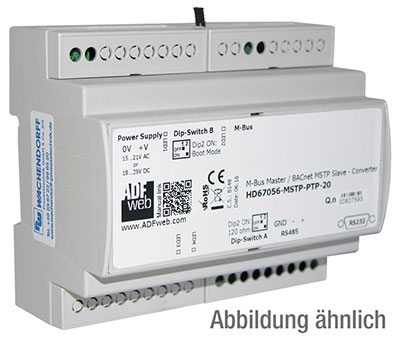 Gateways und Protokollwandler Gateway BACnet MS-TP Slave M-Bus Master HD67056-MS-TP-PTP-XXX